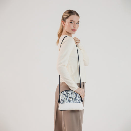 Cavalinho Acqua Marine Crossbody Bag for Women SKU 16120005.22.99. #color_navy / white