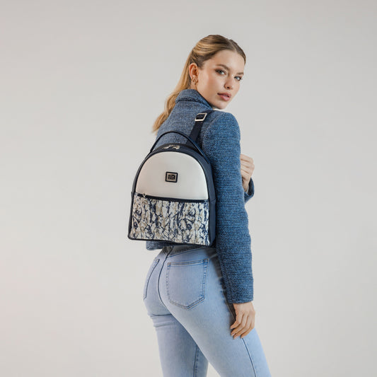 Cavalinho Acqua Marine Backpack for Women SKU 16120207.22.99. #color_navy / white