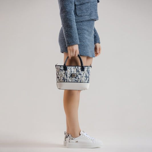 Cavalinho Acqua Marine Mini Handbag for Women SKU 16120243.22.99. #color_navy / white