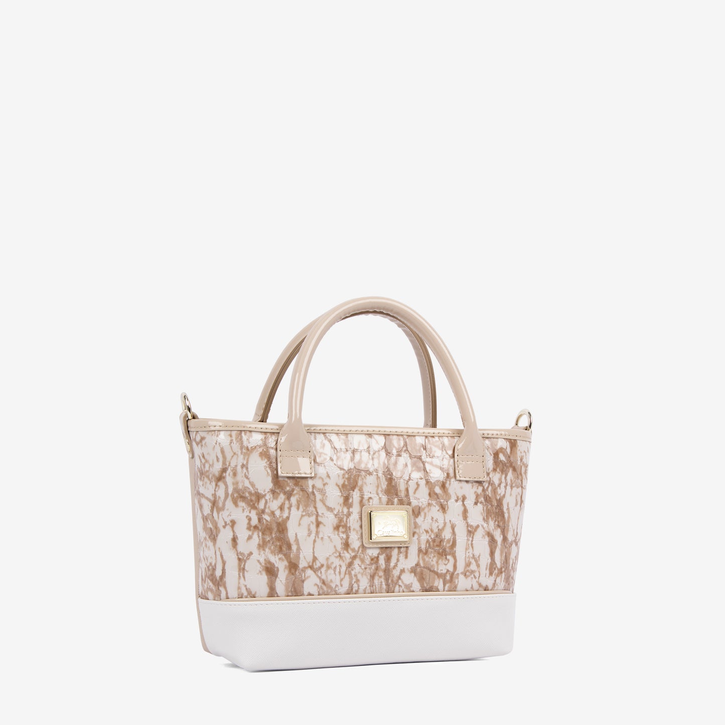 Cavalinho Acqua Marine Mini Handbag for Women SKU 16120243.31.99. #color_beige / white