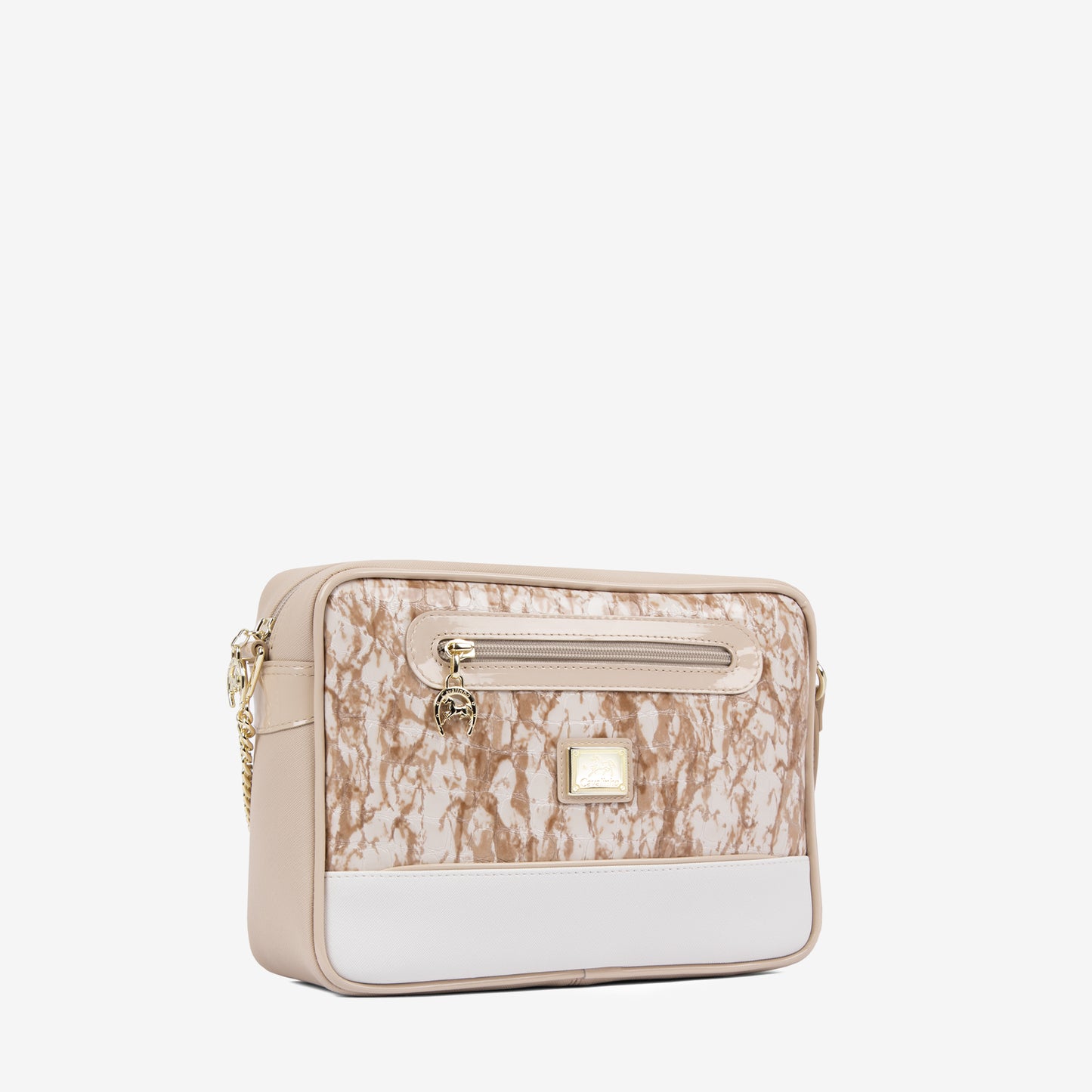Cavalinho Acqua Marine Crossbody Bag for Women SKU 16120251.31.99. #color_beige / white