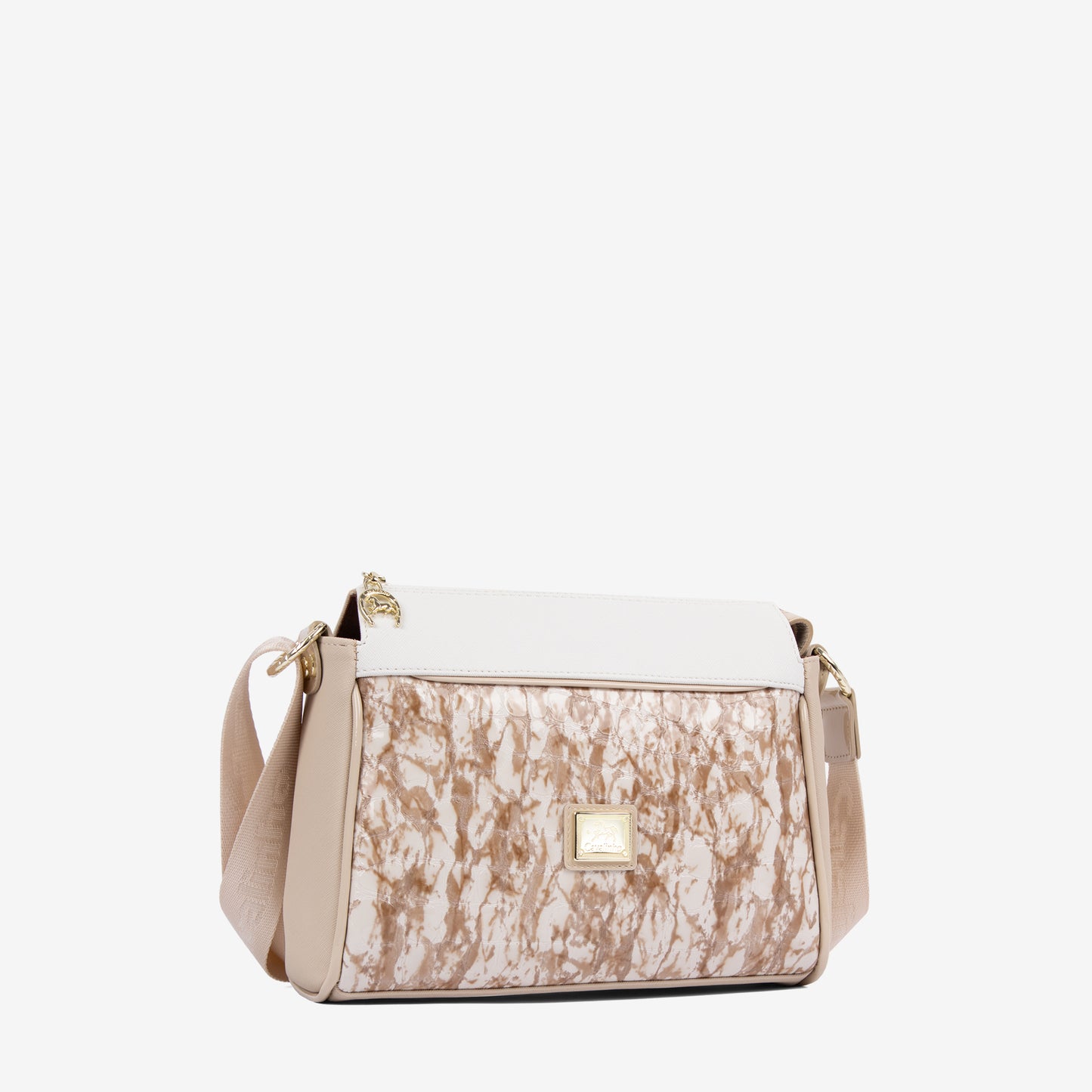 Cavalinho Acqua Marine Crossbody Bag for Women SKU 16120344.31.99. #color_beige / white