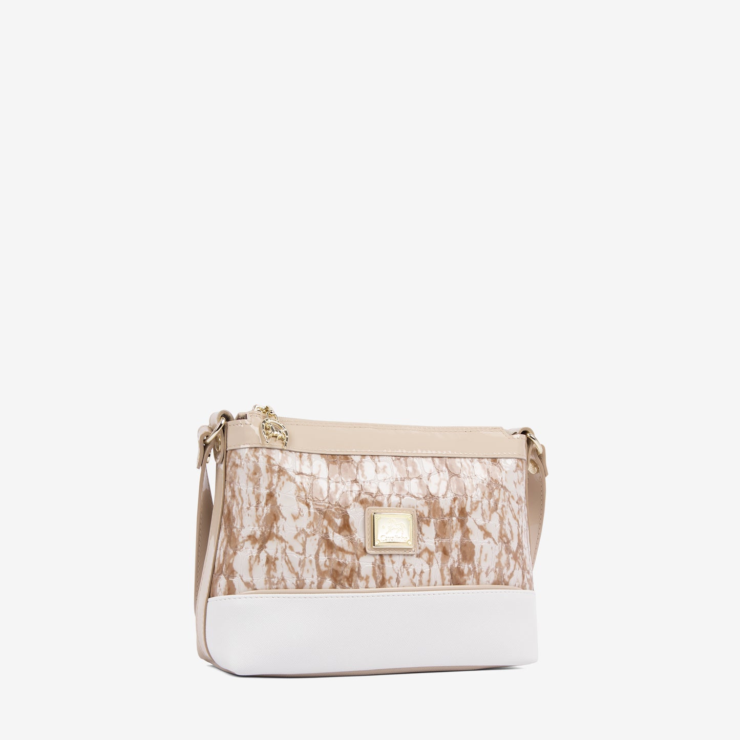 Cavalinho Acqua Marine Crossbody Bag for Women SKU 16120374.31.99. #color_beige / white
