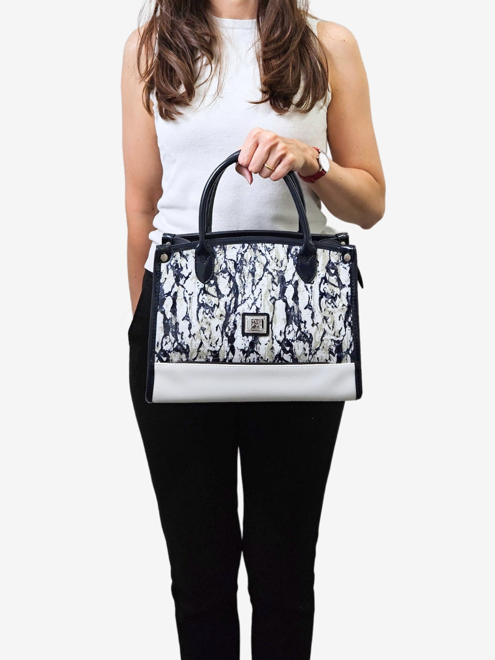 Cavalinho Acqua Marine Handbag for Women SKU 16120480.22.99. #color_navy / white