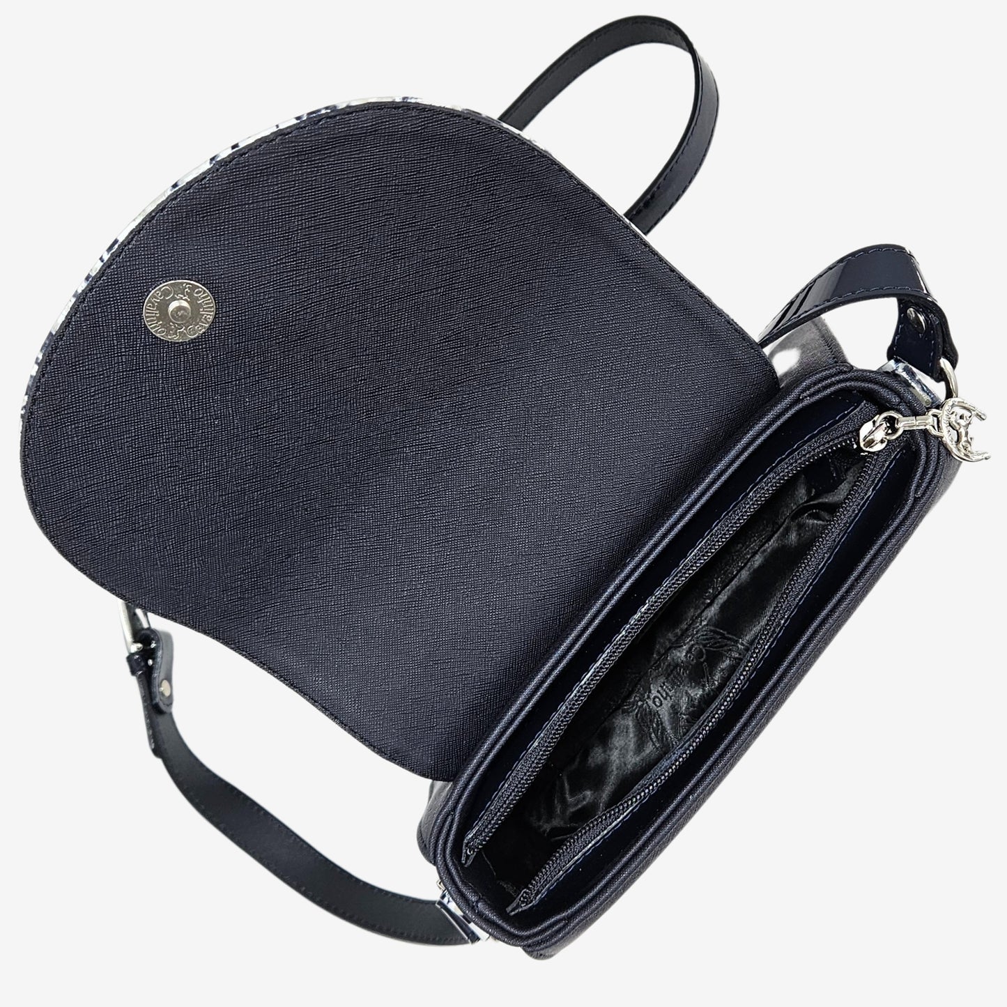 Cavalinho Acqua Marine Shoulder Bag for Women SKU 16120596.22.99. #color_navy / white