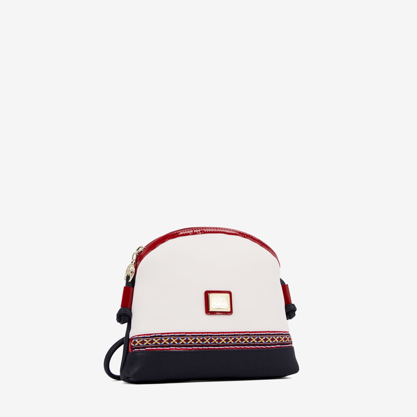 Cavalinho Twist Crossbody Bag SKU 16130005.22 #color_navy / white / red