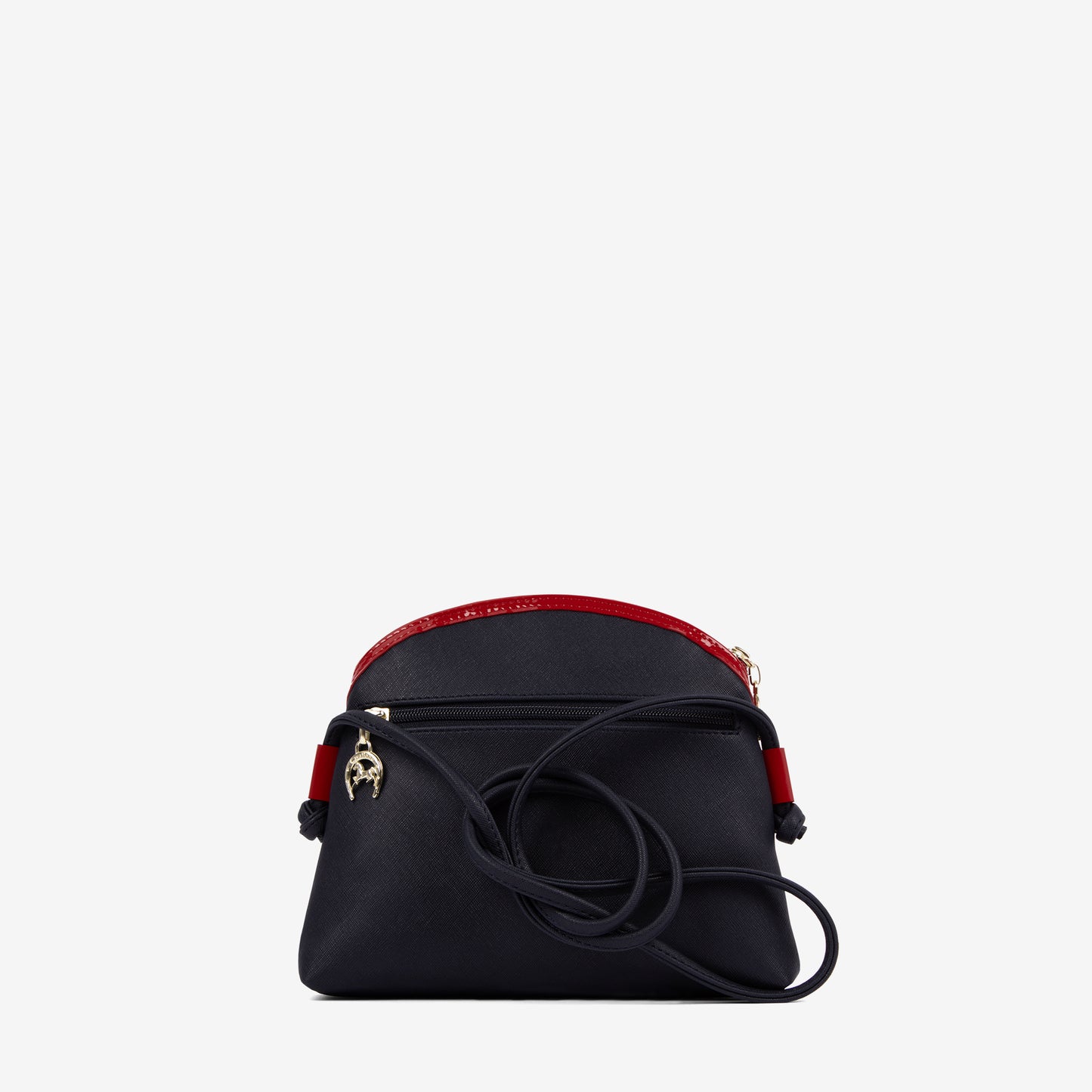 Cavalinho Twist Crossbody Bag SKU 16130005.22 #color_navy / white / red