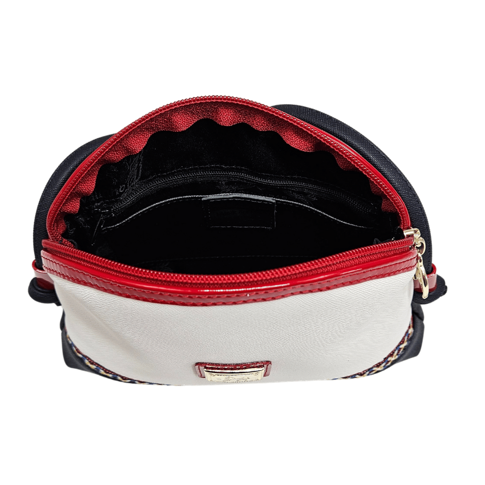 Cavalinho Twist Crossbody Bag SKU 16130005.22 #color_navy / white / red