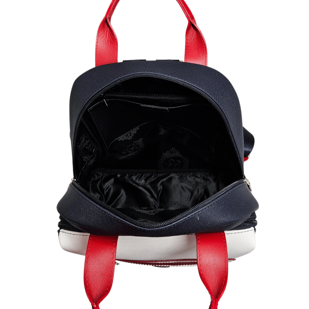 Cavalinho Outlet Twist Large Backpack Purse SKU 16130395.22 #color_navy / white / red