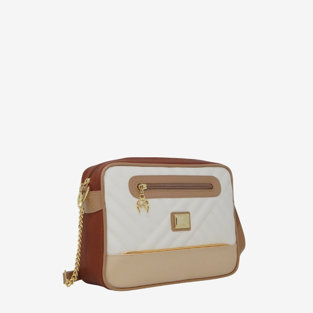 Cavalinho Outlet Bags - Ciao Bella Crossbody Bag Purse SKU 18060251.31 #color_beige / white