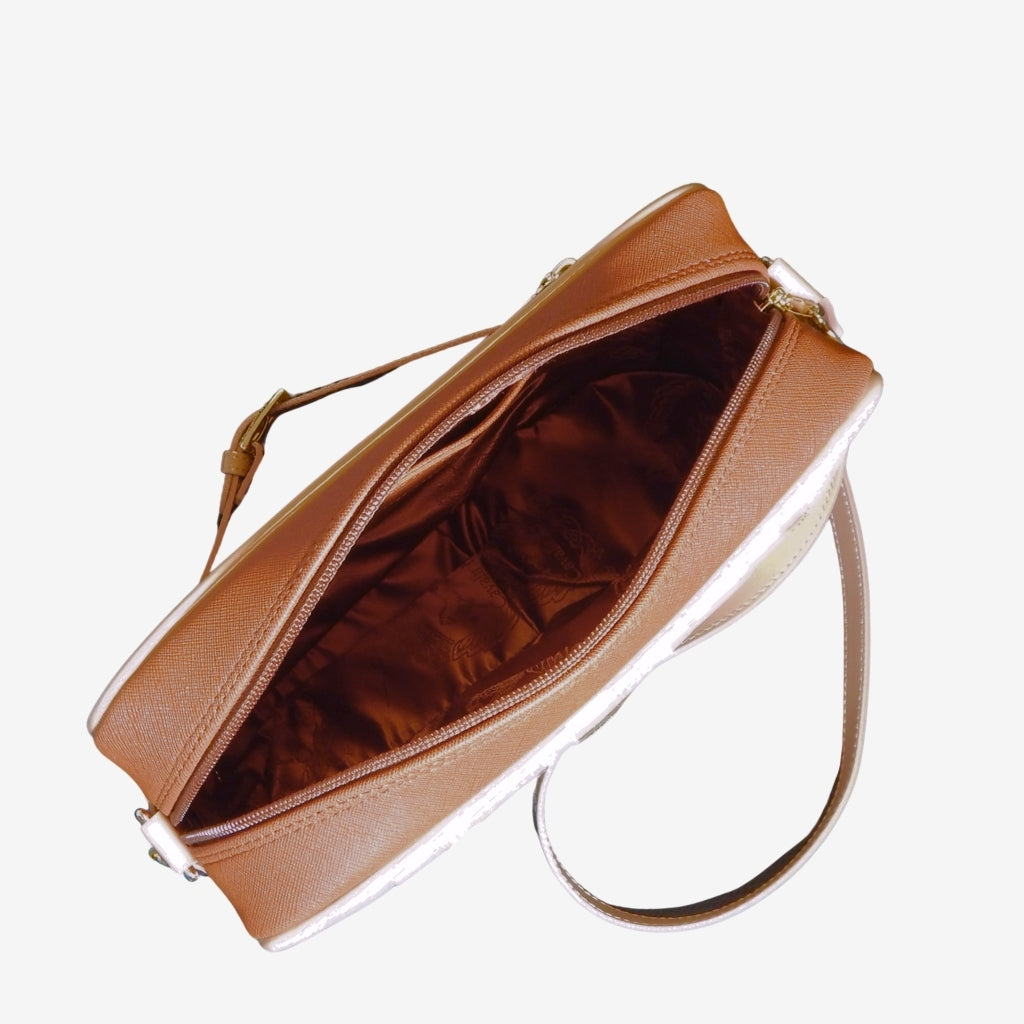 Cavalinho Outlet Bags - Ciao Bella Crossbody Bag Purse SKU 18060251.31 #color_beige / white