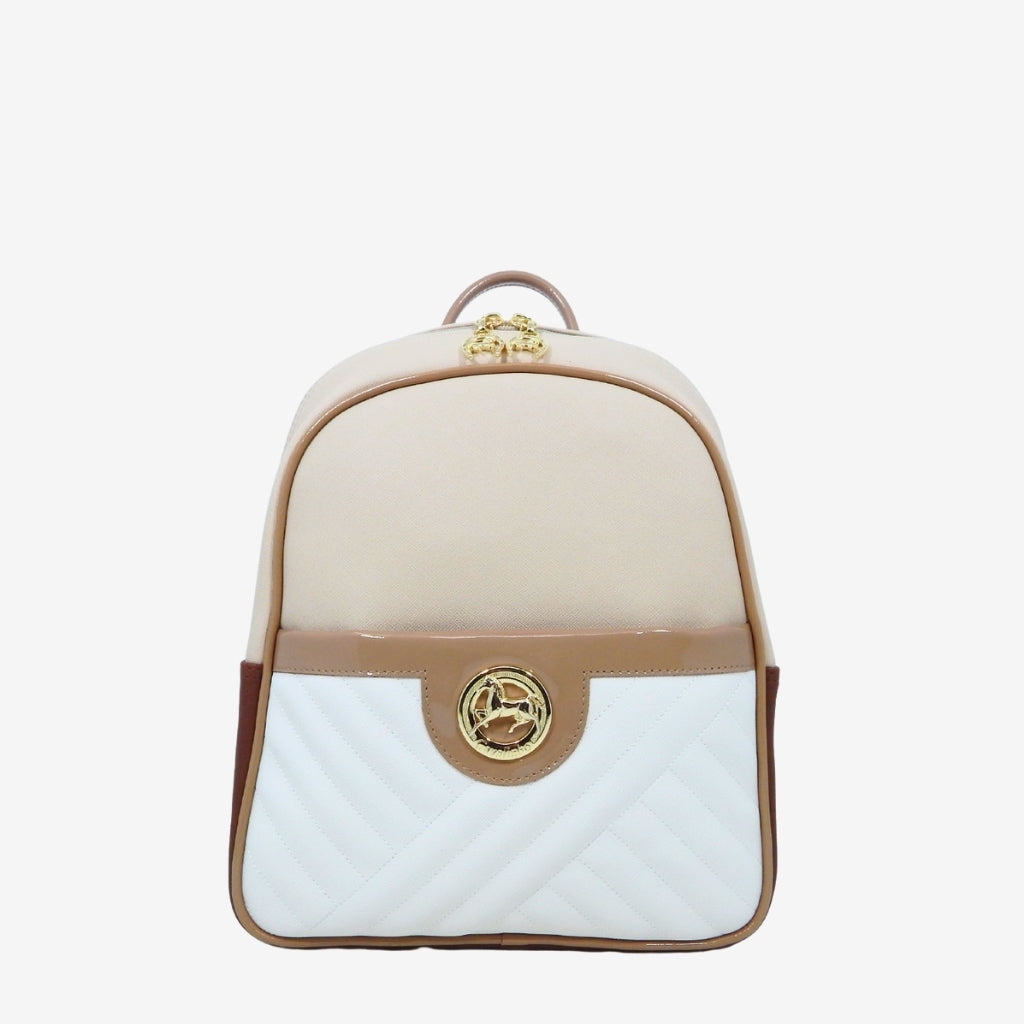 Cavalinho Outlet Bags - Ciao Bella Backpack Purse SKU 18060538.31 #color_beige / white