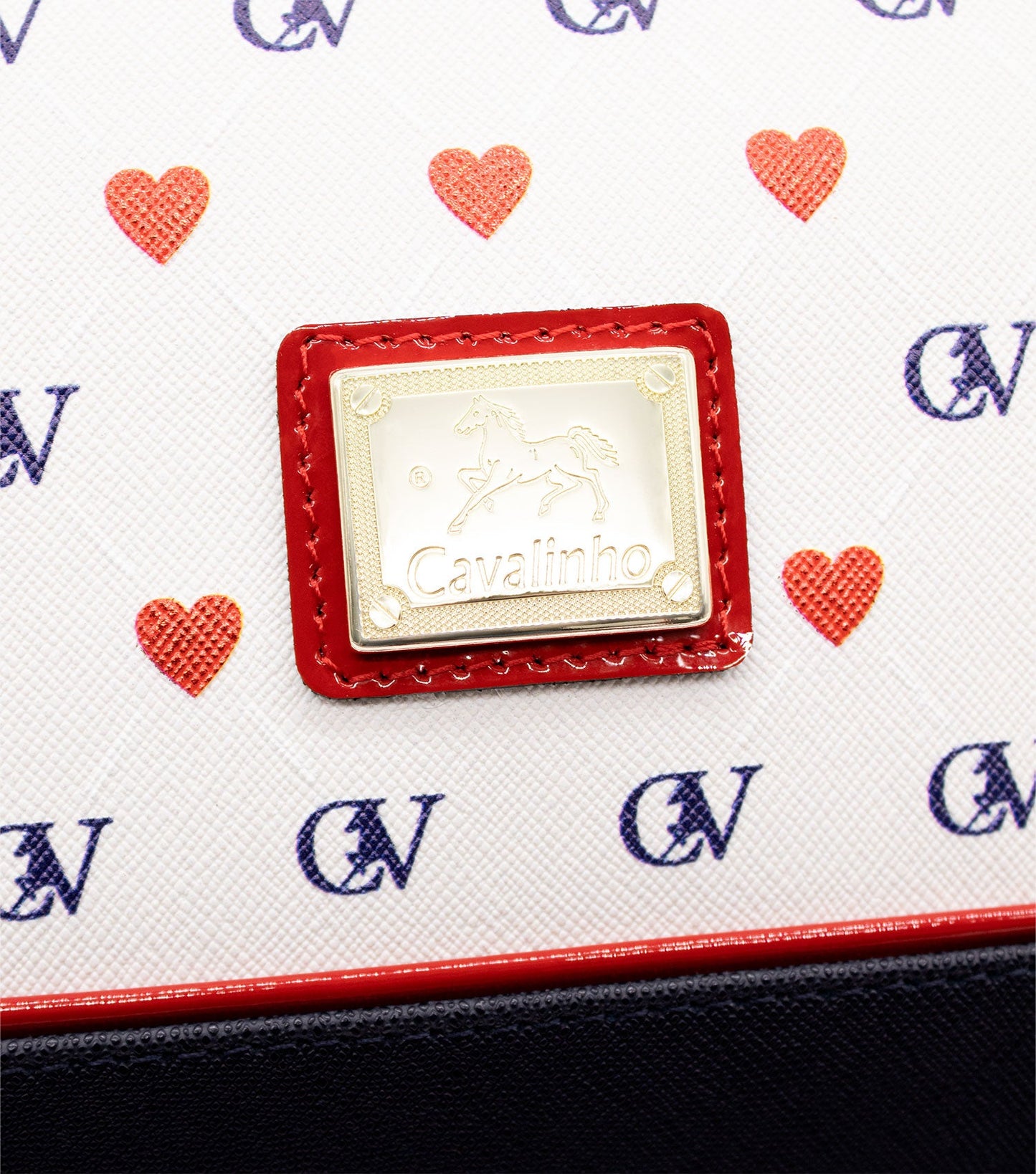 Cavalinho Love Yourself Crossbody Bag SKU 18440473.22 #color_Navy / White / Red