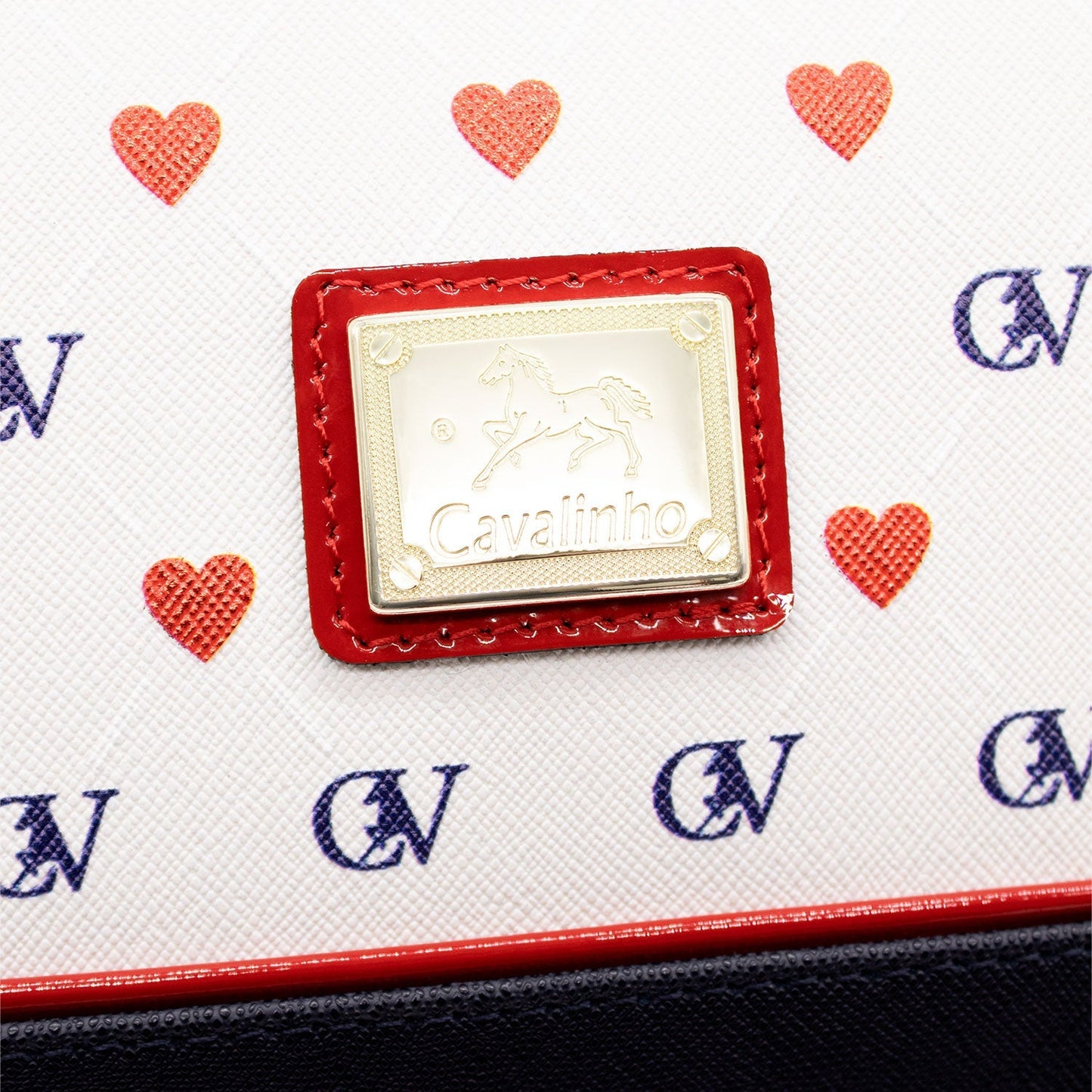 Cavalinho Love Yourself Crossbody Bag SKU 18440473.22 #color_Navy / White / Red