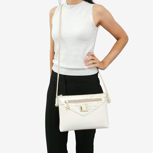 Cavalinho Outlet Mystic Crossbody Bag for Women SKU 18460224.31.99. #color_beige / white