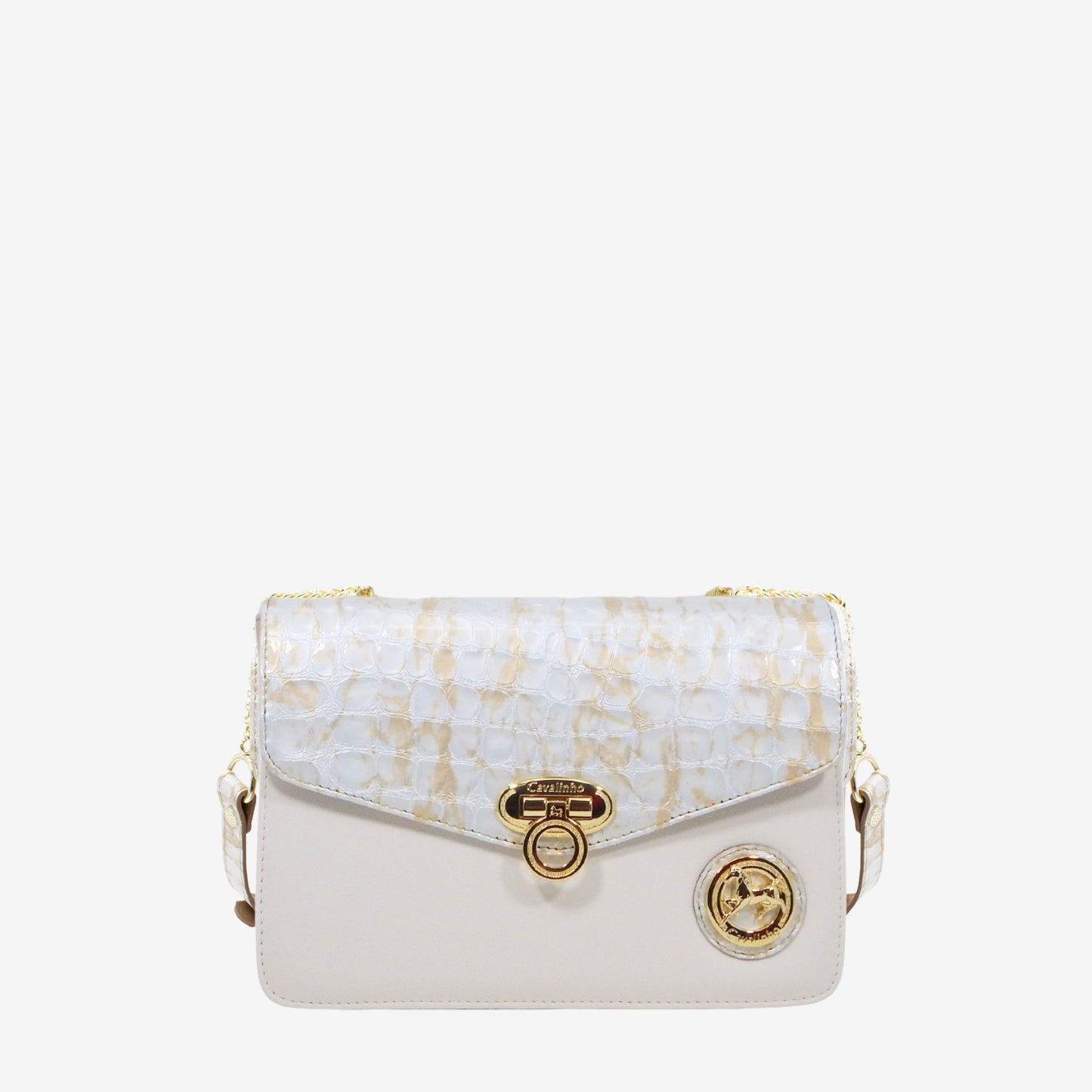 Cavalinho Outlet Mystic Shoulder Bag for Women SKU 18460260.31.99. #color_beige / white