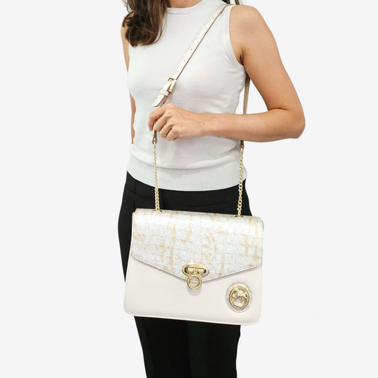 Cavalinho Outlet Mystic Shoulder Bag for Women SKU 18460260.31.99. #color_beige / white