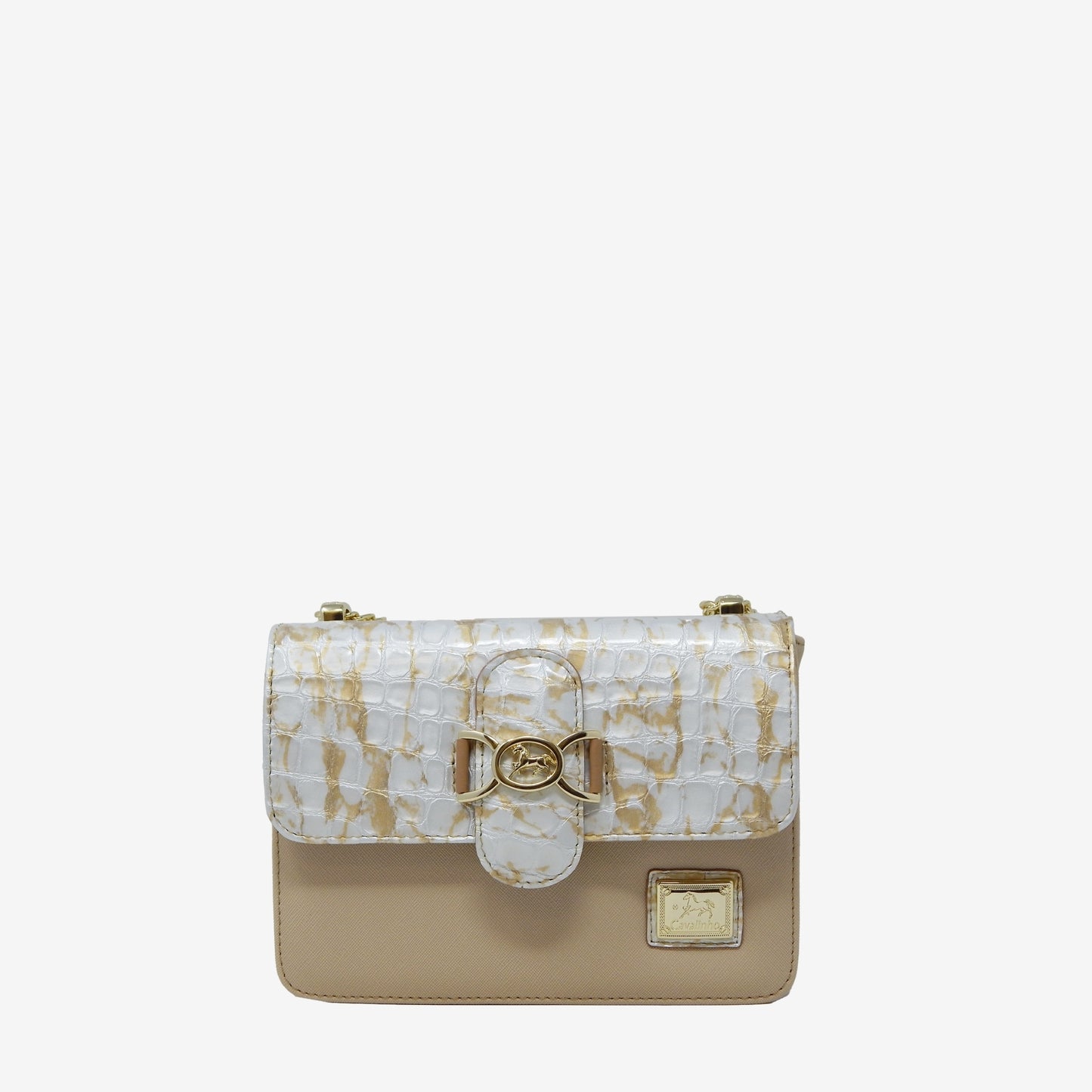Cavalinho Outlet Mystic Shoulder Bag for Women SKU 18460417.31.99. #color_beige / white