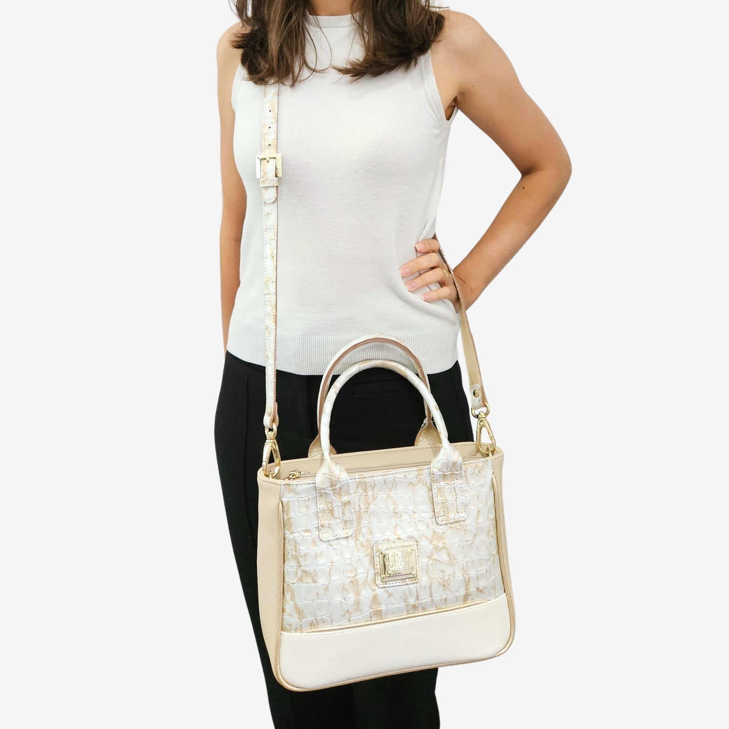 Cavalinho Outlet Mystic Handbag for Women SKU 18460507.31.99. #color_beige / white