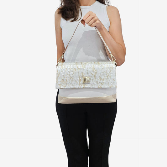 Cavalinho Outlet Mystic 3 in 1: Clutch, Handbag or Crossbody Bag for Women SKU 18460509.31.99. #color_beige / white