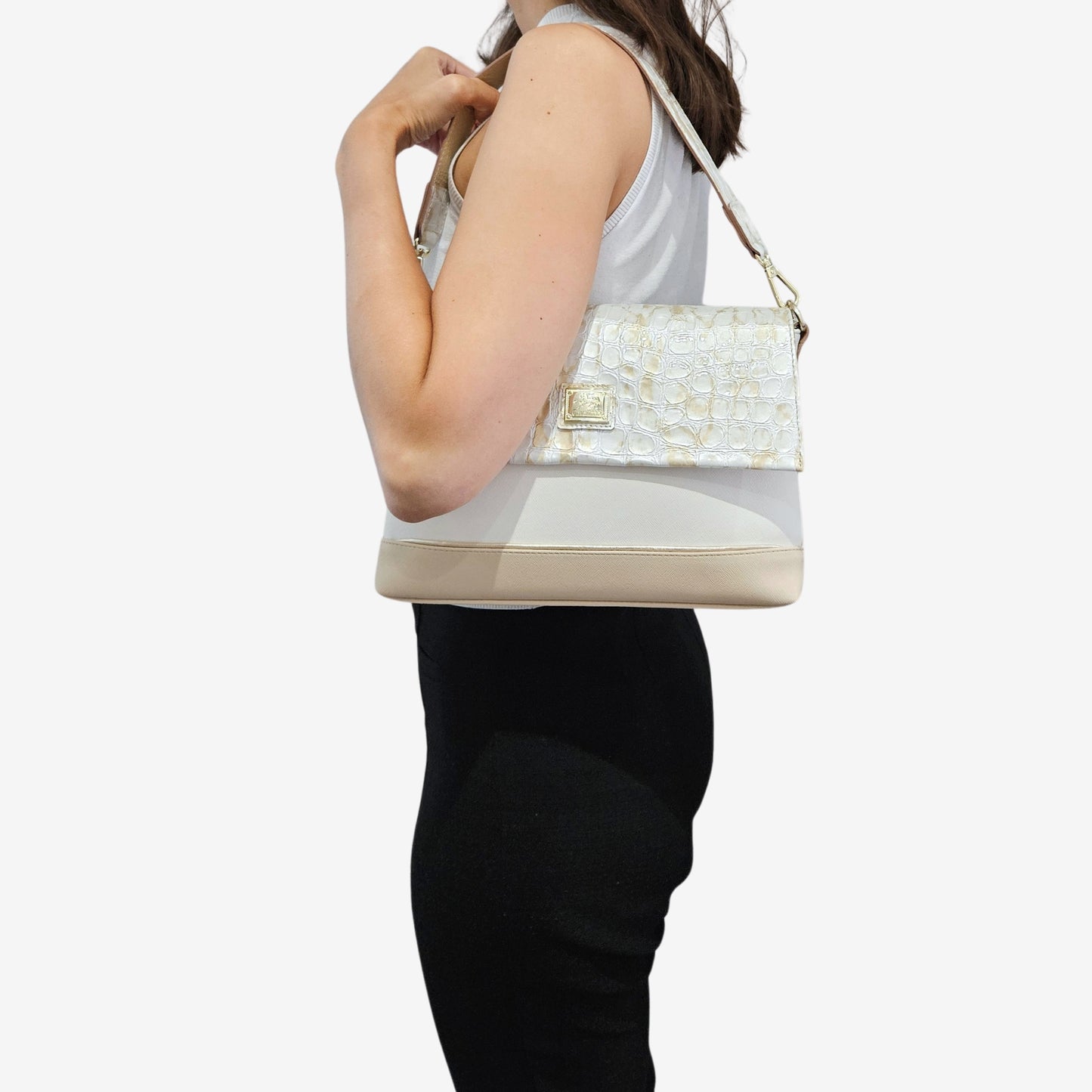 Cavalinho Outlet Mystic 3 in 1: Clutch, Handbag or Crossbody Bag for Women SKU 18460509.31.99. #color_beige / white