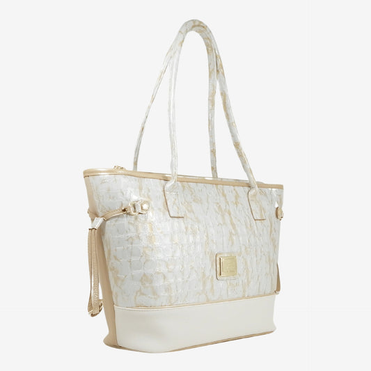 Cavalinho Outlet Mystic Tote Bag for Women SKU 18460520.31.99. #color_beige / white
