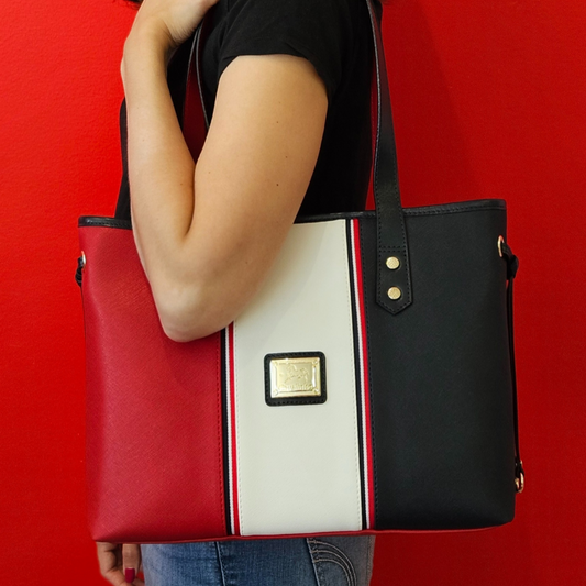 Cavalinho Outlet Nautical Tote Bag for Women SKU 18590277.23 #color_Navy / White / Red