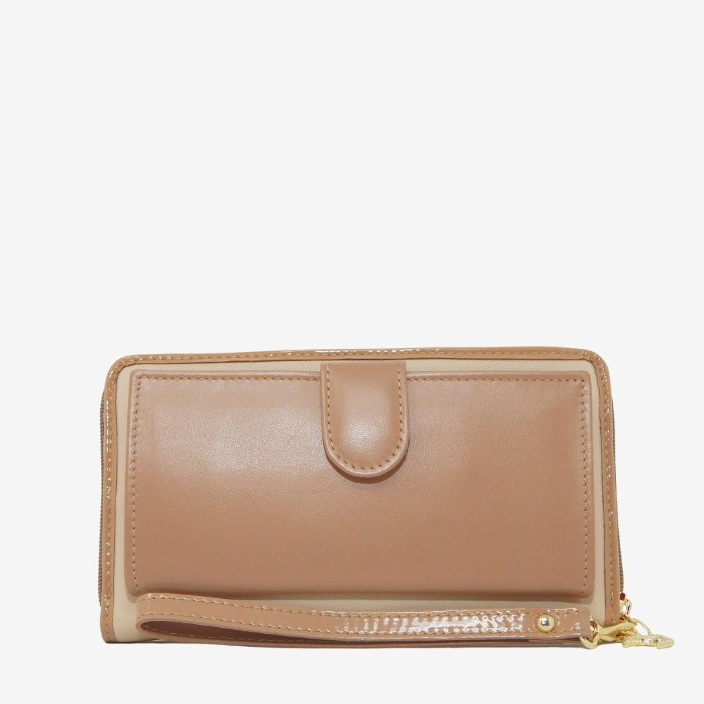 Cavalinho Outlet Wallets - Ciao Bella Wristlet Wallet SKU 28060213.31 #color_beige / white