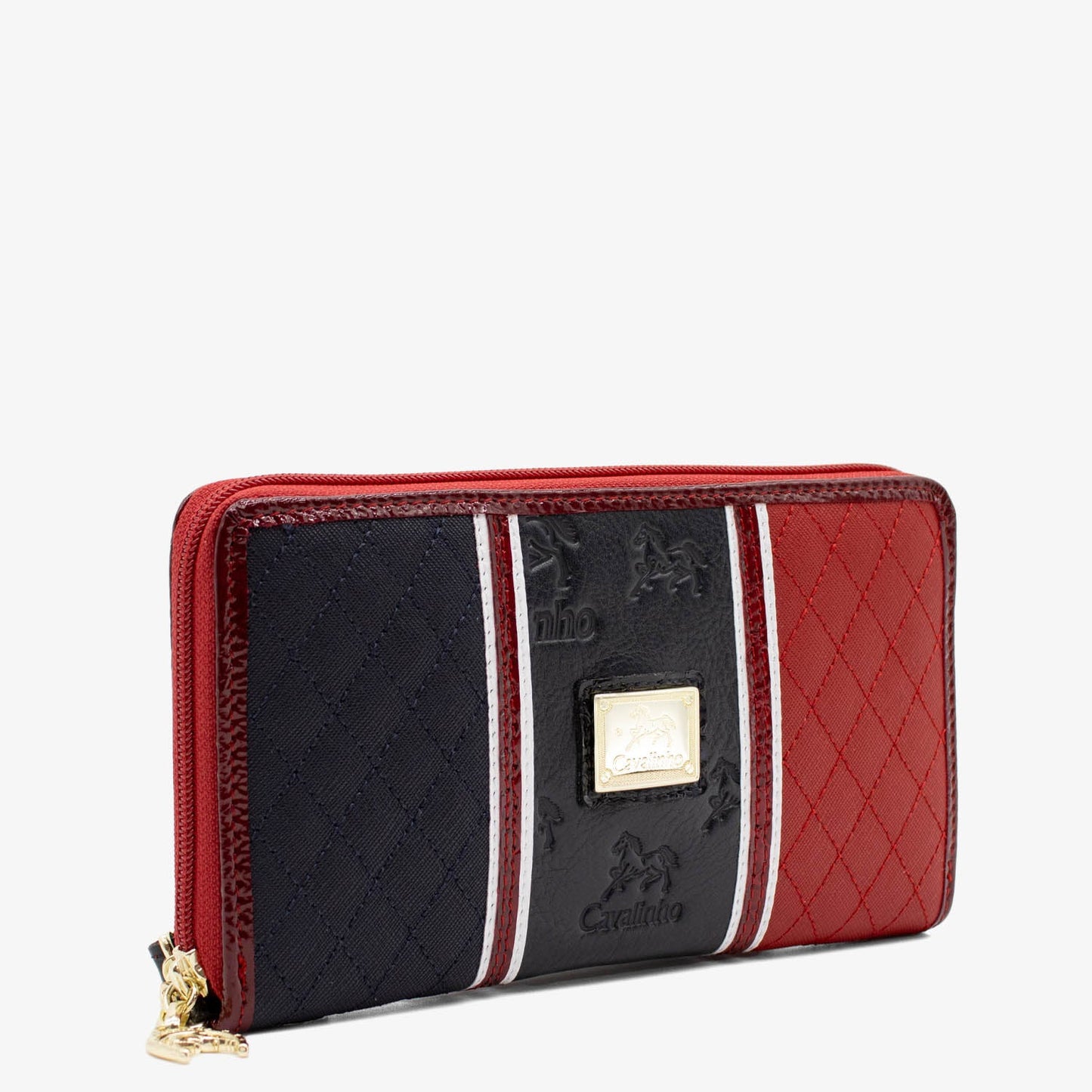 Cavalinho Outlet Wallets - Prestige Wristlet Wallet SKU 28450213.22 #color_navy / white / red