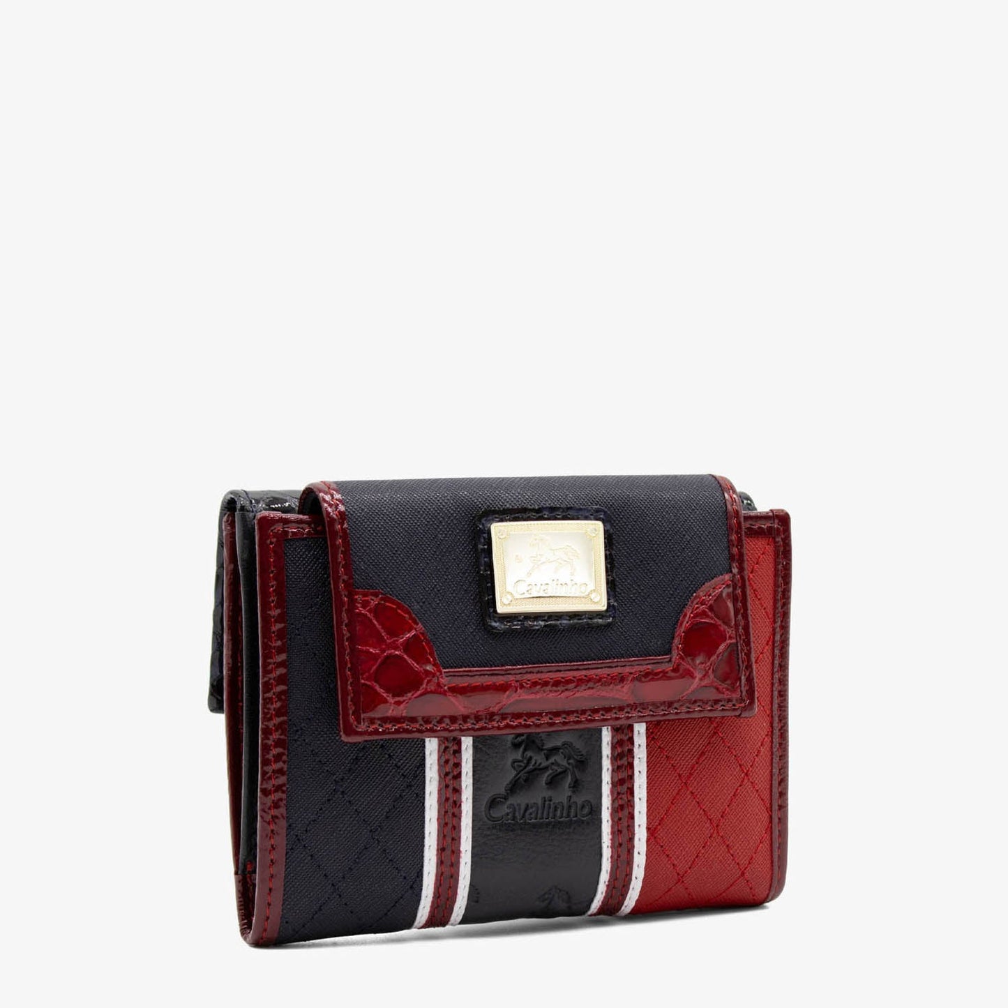 Cavalinho Outlet Wallets - Prestige Samll Wallet SKU 28450215.22 #color_navy / white / red