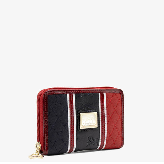 Cavalinho Outlet Wallets - Prestige Card Holder Wallet for Women SKU 28450217.22 #color_navy / white / red