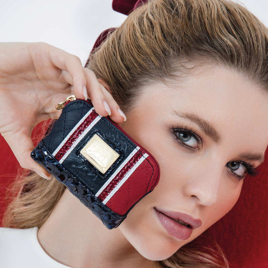 Cavalinho Outlet Wallets - Prestige Change Purse for Women SKU 28450250.22 #color_navy / white / red