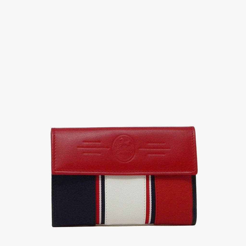 Cavalinho Outlet Nautical Trifold Wallet for Women SKU 28590202.23 #color_Navy / White / Red
