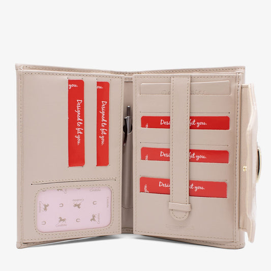 Cavalinho Radiance Wallet SKU 28680205.10.99. #color_beige / light blue
