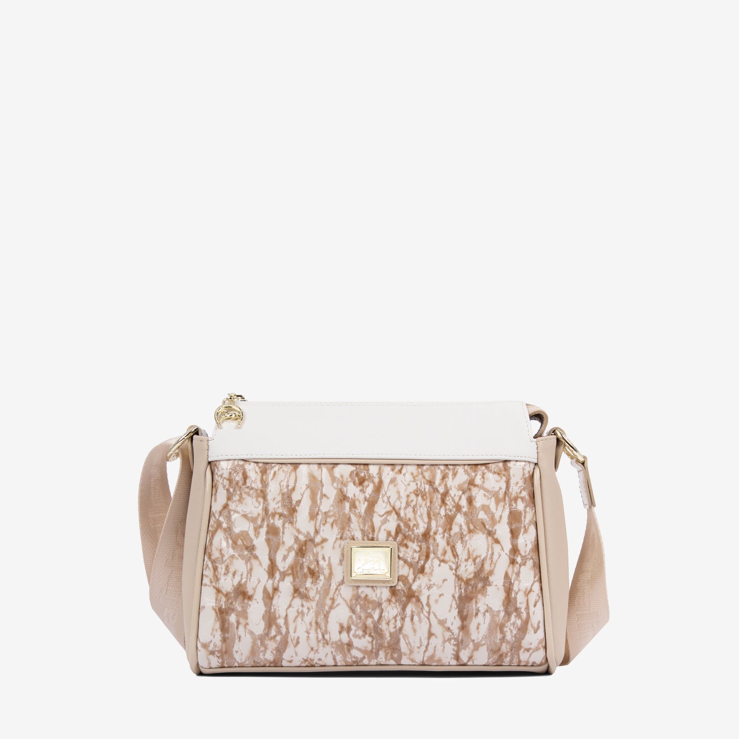 Cavalinho Acqua Marine Crossbody Bag for Women SKU 16120344.31.99. #color_beige / white