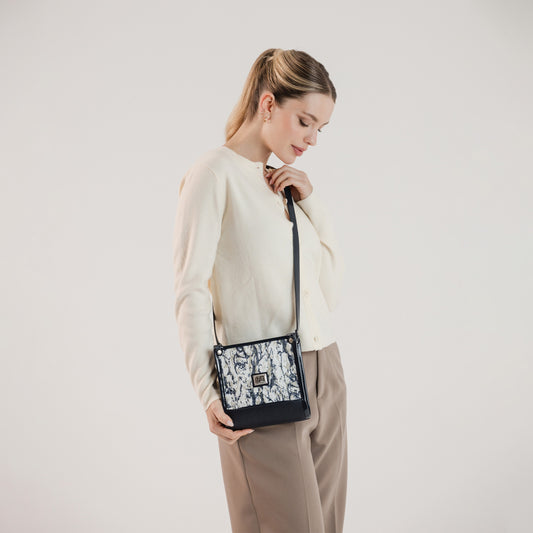 Cavalinho Acqua Marine Crossbody Bag for Women SKU 16120565.22.99. #color_navy / white