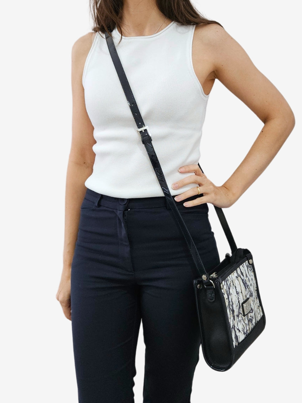 Cavalinho Acqua Marine Crossbody Bag for Women SKU 16120565.22.99. #color_navy / white