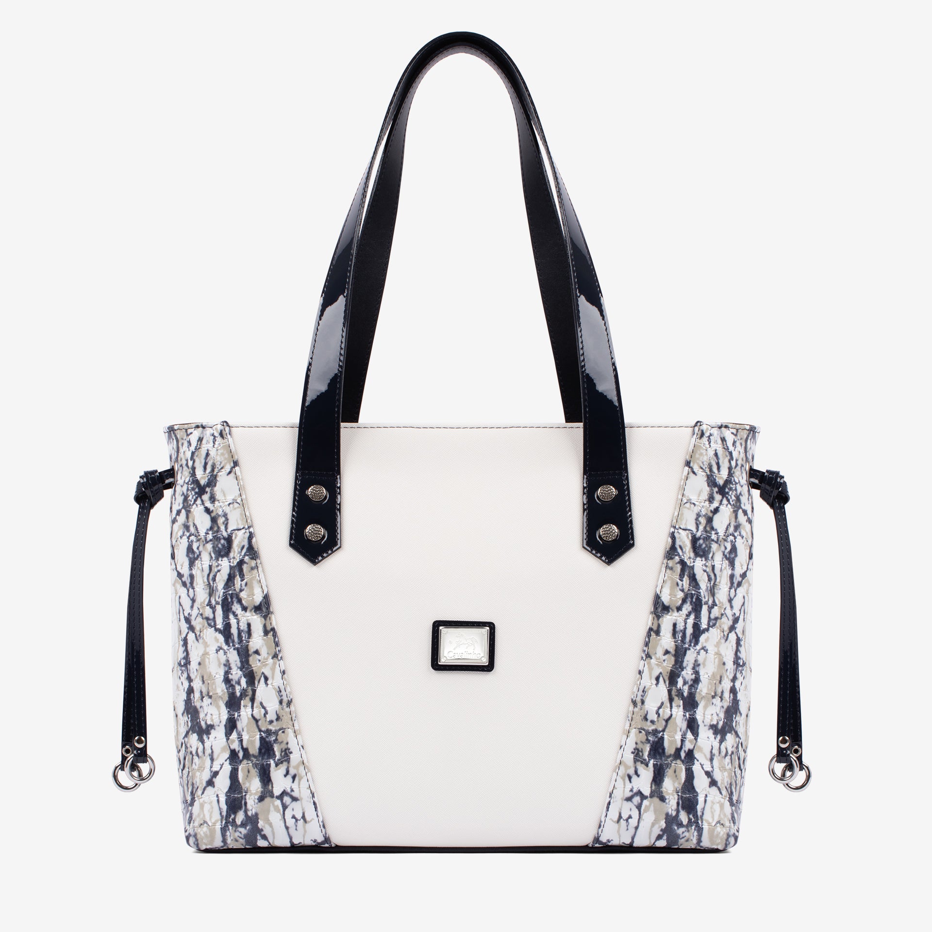 Cavalinho Acqua Marine Tote Bag for Women SKU 16120578.22.99. #color_navy / white