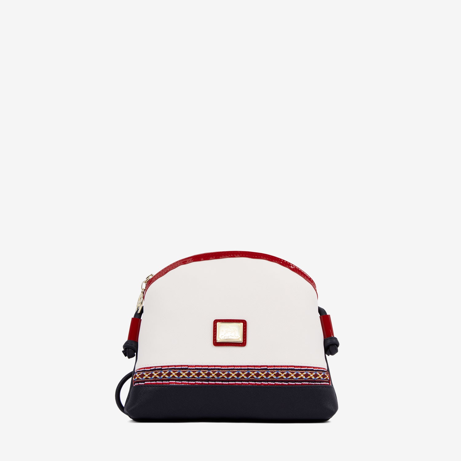 Cavalinho Twist Crossbody Bag SKU 16130005.22 #color_navy / white / red