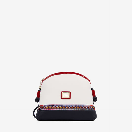 Cavalinho Twist Crossbody Bag SKU 16130005.22 #color_navy / white / red