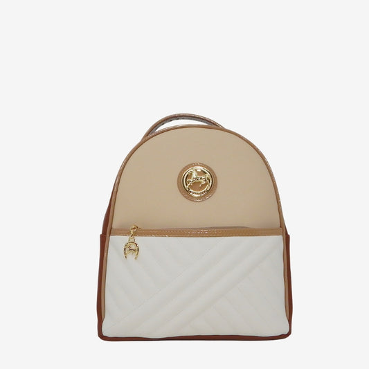 Cavalinho Outlet Bags - Ciao Bella Backpack Purse SKU 18060207.31 #color_beige / white