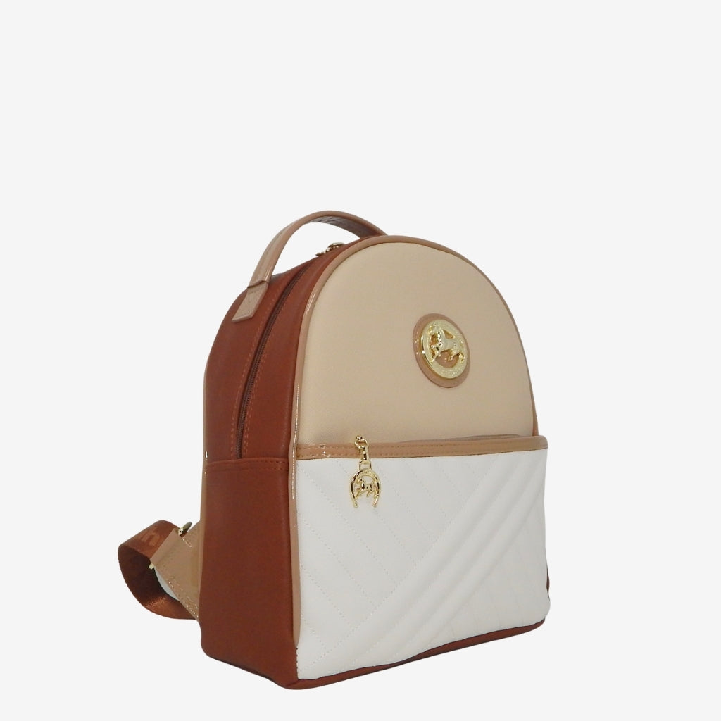Cavalinho Outlet Bags - Ciao Bella Backpack Purse SKU 18060207.31 #color_beige / white