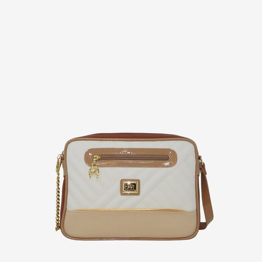 Cavalinho Outlet Bags - Ciao Bella Crossbody Bag Purse SKU 18060251.31 #color_beige / white