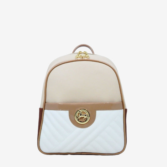 Cavalinho Outlet Bags - Ciao Bella Backpack Purse SKU 18060538.31 #color_beige / white