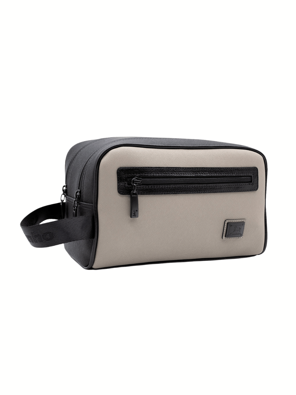 Cavalinho Club Toiletry Bag SKU 18360433.07 #color_Black / Sand