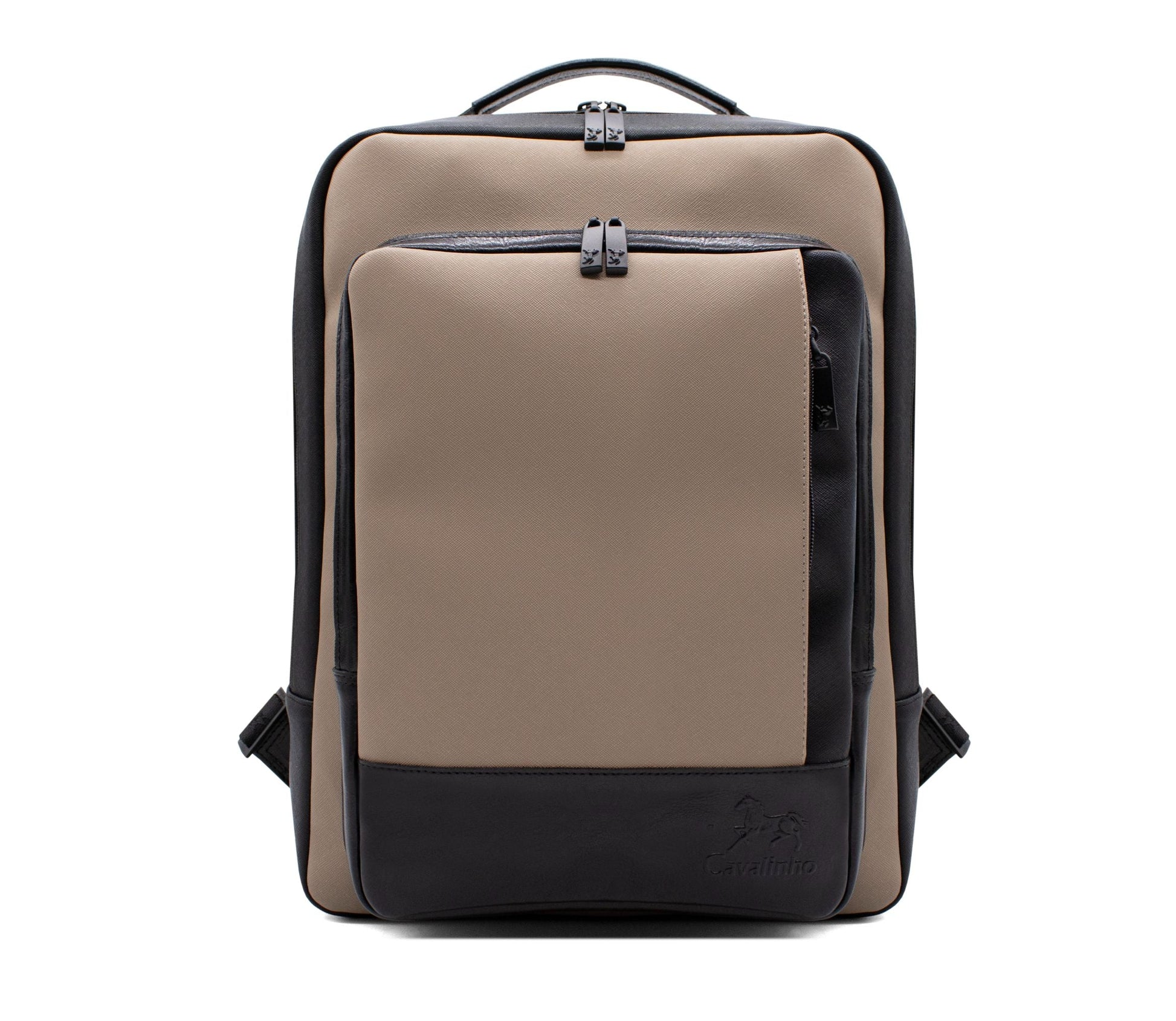 #color_ Black Tan | Cavalinho Cavalinho Club Backpack - Black Tan - 18360498.07_1