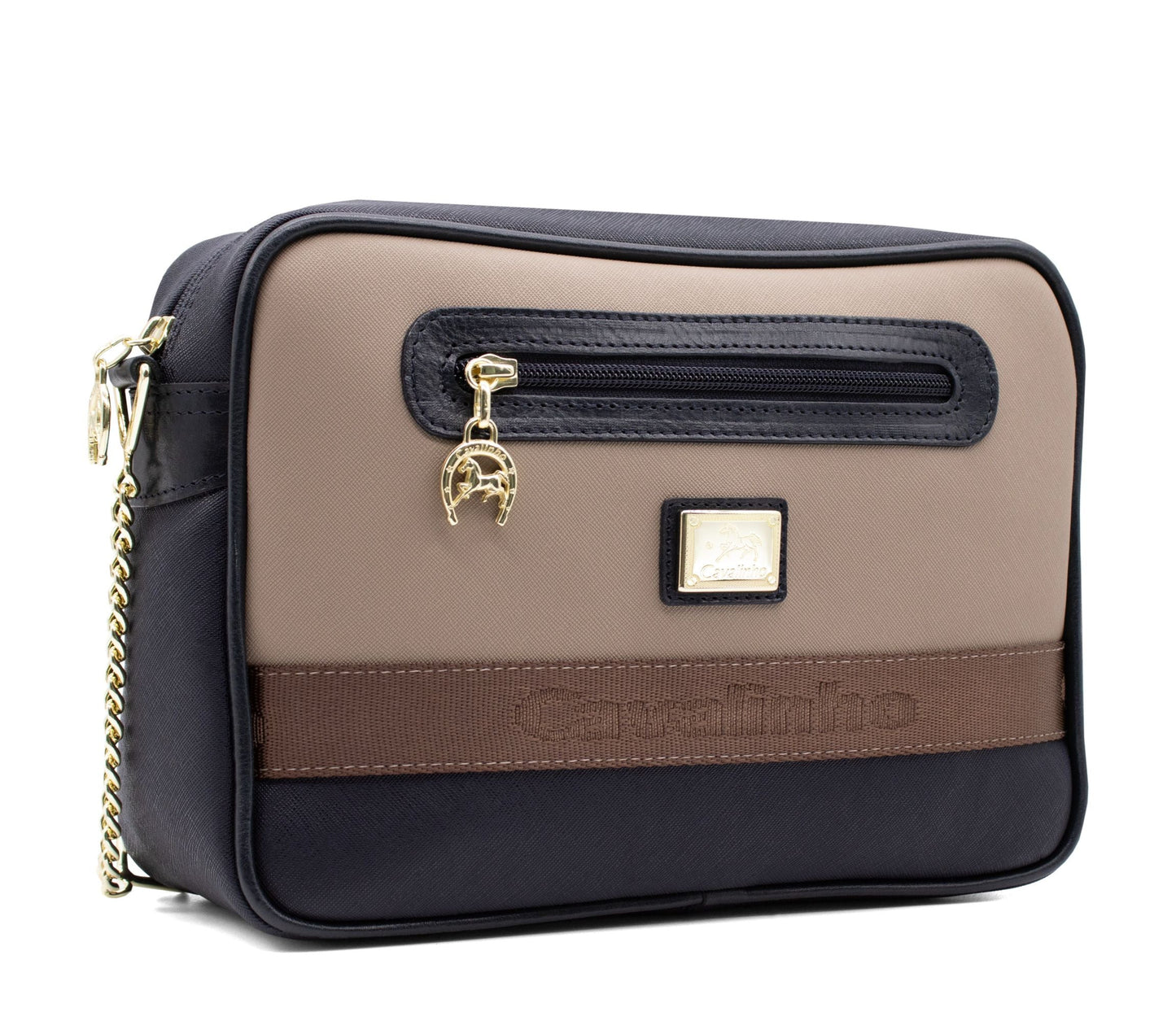 Cavalinho Cavalinho Club Crossbody Bag SKU 18370251.22 #color_DarkNavy / Tan