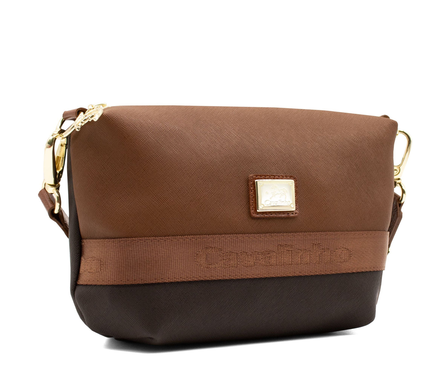 Cavalinho Cavalinho Club Crossbody Bag SKU 18370401.20 #color_DarkBrown / SaddleBrown