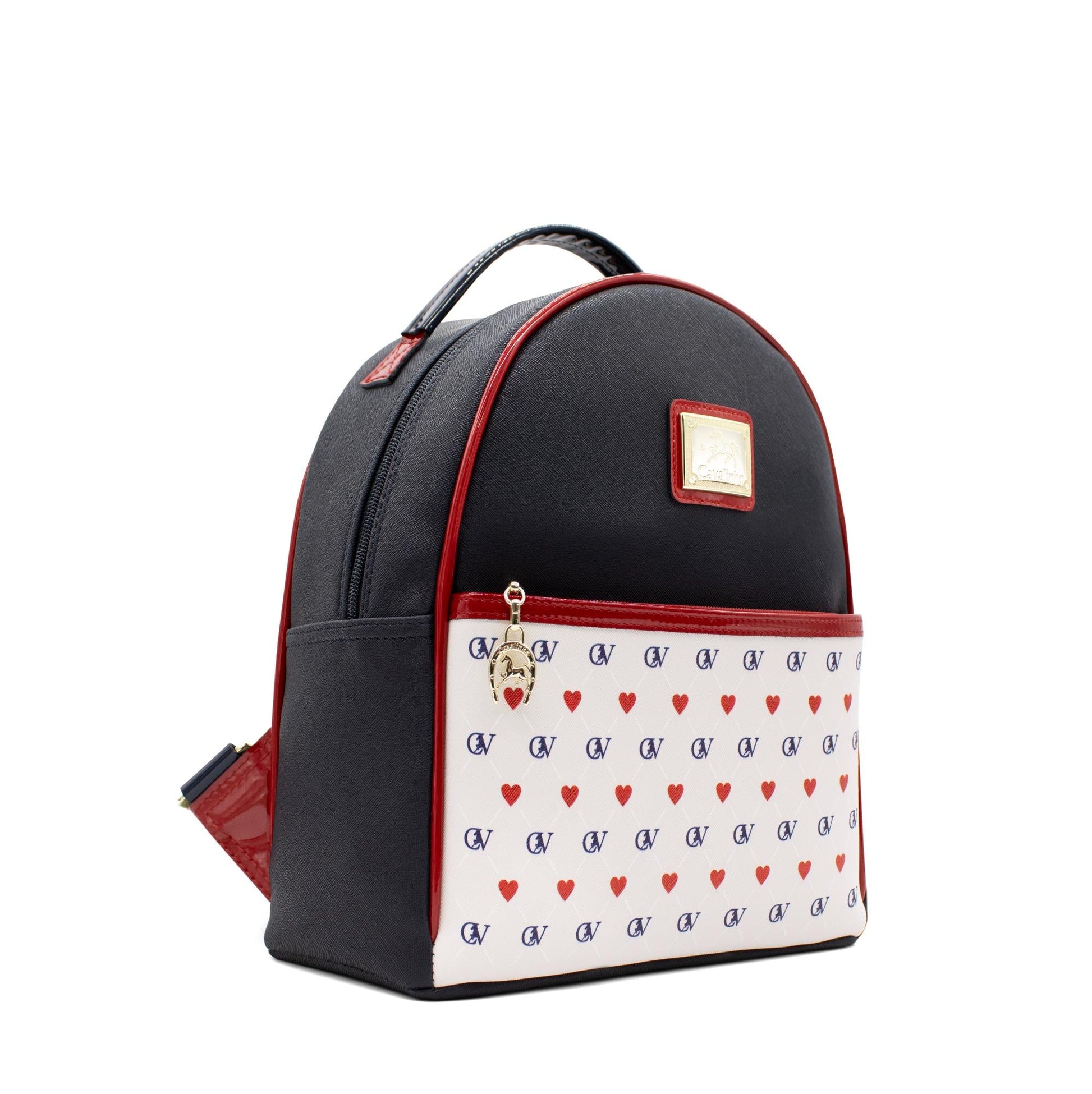 Cavalinho Love Yourself Backpack SKU 18440207.22 #color_Navy / 
 White / Red