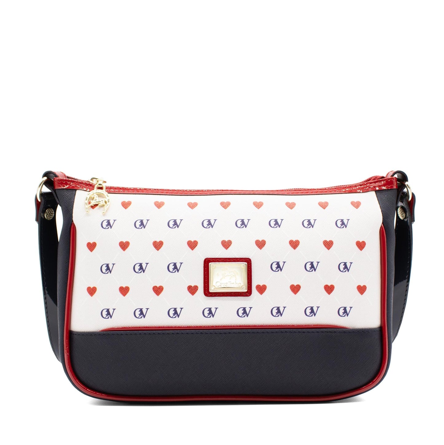 Cavalinho Love Yourself Crossbody Bag SKU 18440473.22 #color_Navy / White / Red 